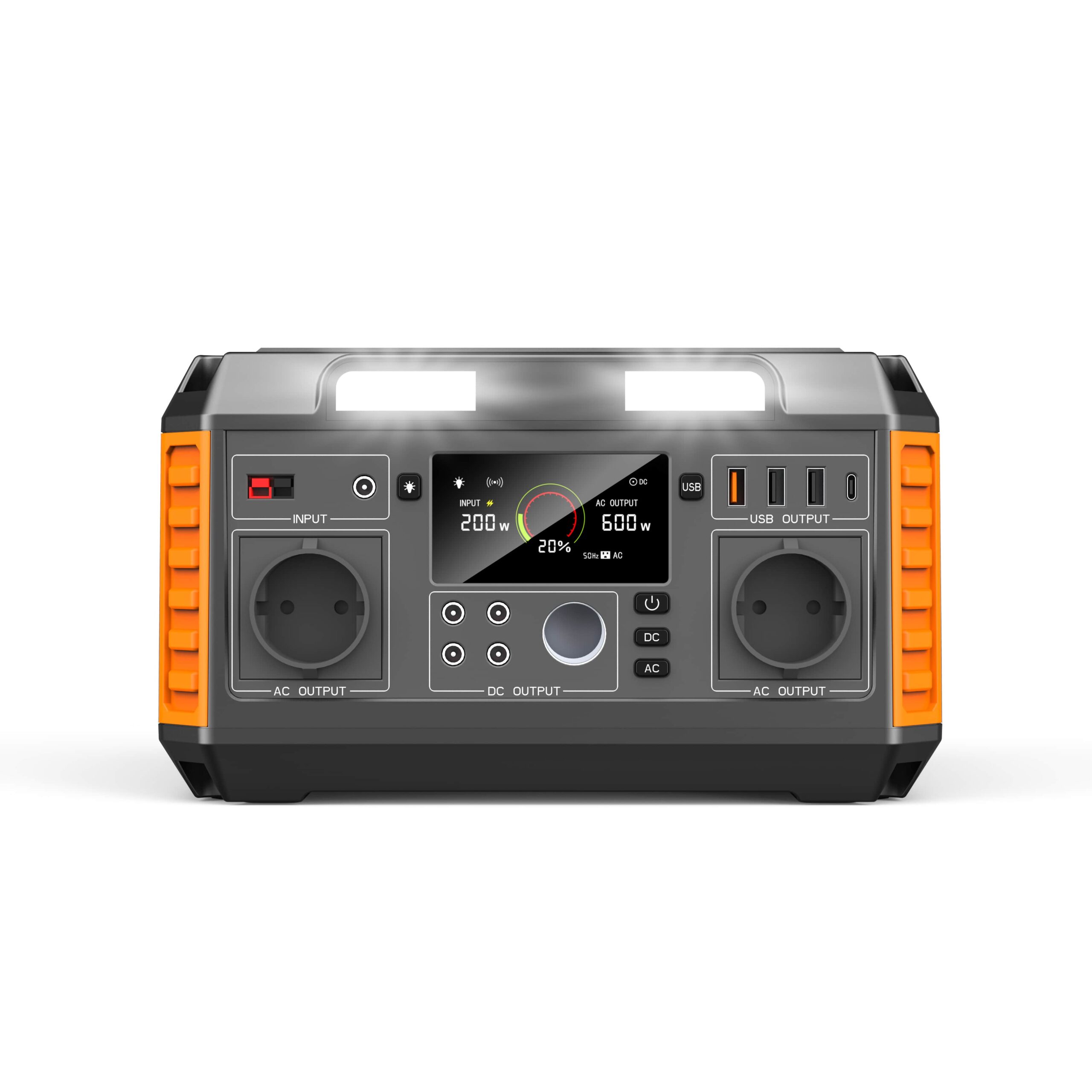 portable battery power station 600w