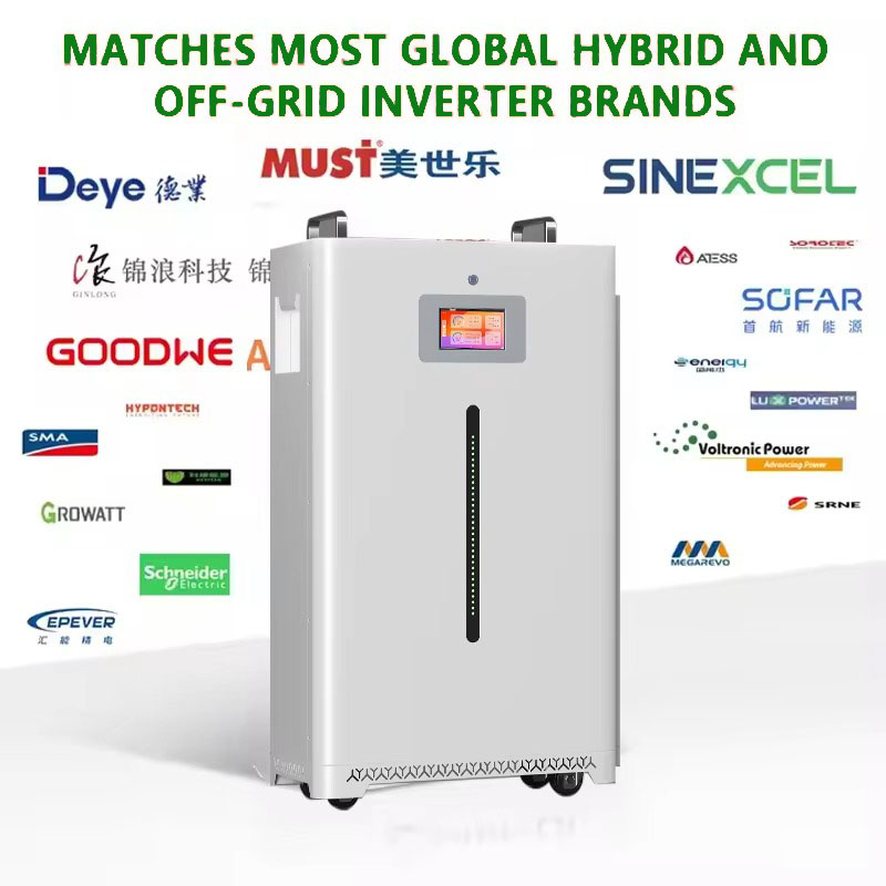Off grid battery bank 51.2V 230ah 11.7kwh compatible inverter brands